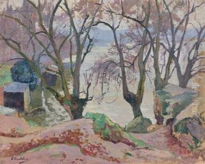 La Crue De L'erdre by Paul Madeline