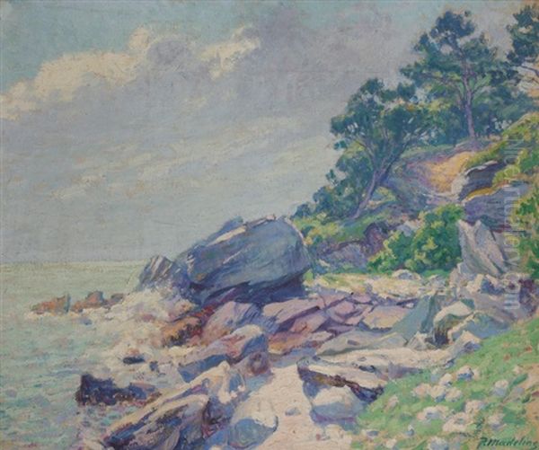 Vague Sur La Cote Rocheuse - view 1
