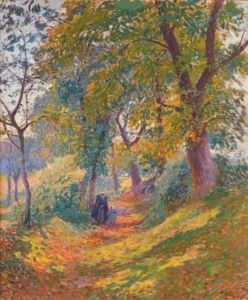Mere Et Enfant Dans Le Chemin, 1903 Mere Et Enfant Dans Le Chemin, 1903
