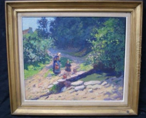Paysane Dans Un Chemin - view 1