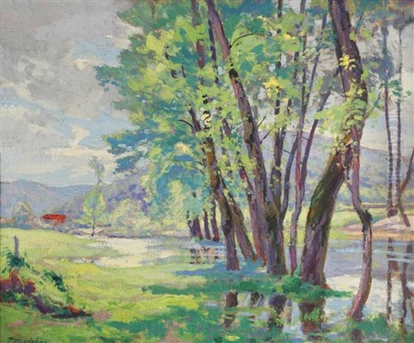 Trees In A Landscape - view 1