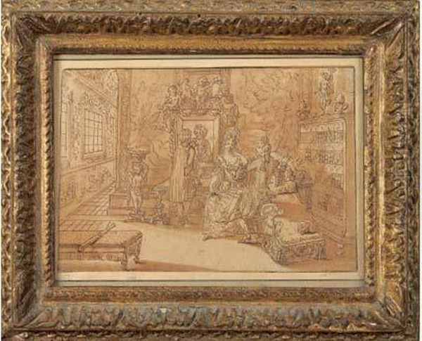 Personnages Dans Un Interieur - view 1
