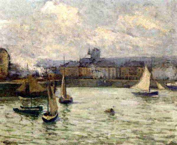 Vue Du Port De Dieppe - view 1