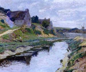 Bord De Riviere En Bretagne by Paul Madeline