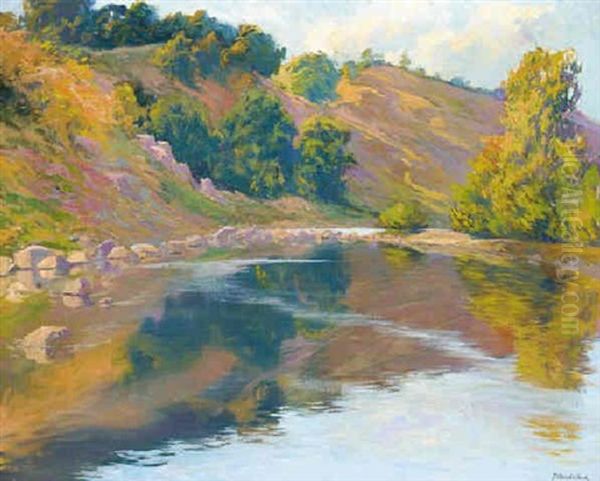 A Summer River Landscape - view 1