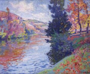 Paysage Colore De La Creuse