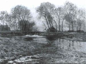 Le Barrage De Guenegan by Paul Madeline