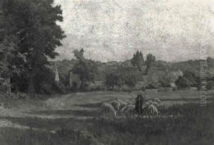 Bergere Et Ses Moutons Bergere Et Ses Moutons