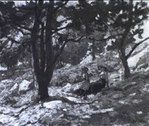 Jeunes Femmes Sous Les Arbres. 1913 Jeunes Femmes Sous Les Arbres. 1913
