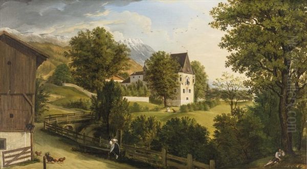 Ansicht Von Schloss Weiherburg In Innsbruck - view 1
