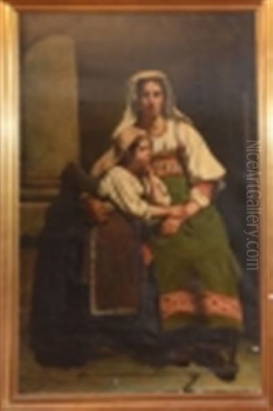 Portrait De Mere Et Sa Fille - view 1