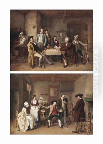 The Morning News; And A Suitable Proposal (pair) - view 1