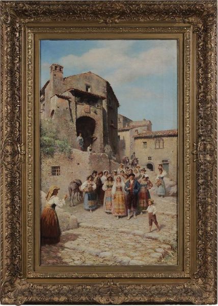 The Wedding Procession - view 1