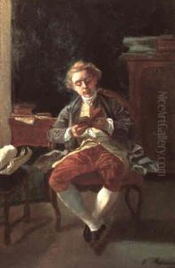 La Lecture by Jean-Baptiste Madou