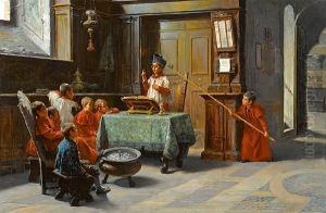The Altar Boys' Sermon by Francesco Bergamini