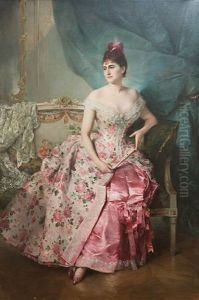 Retrato De Dama, 1881 by Raimundo de Madrazo y Garreta