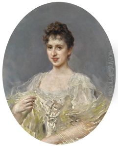 Clotilde, Marquessa De Acricollar by Raimundo de Madrazo y Garreta