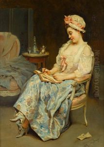 A Moment Of Reflection by Raimundo de Madrazo y Garreta