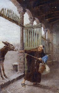 A Stubborn Mule by Francesco Bergamini
