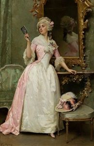 La Dama De Los Espejos by Raimundo de Madrazo y Garreta