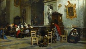 Santa Maria Della Pace, Roma by Raimundo de Madrazo y Garreta