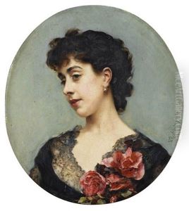Portrait (la Comtesse Jacquemont, Nee Brialle?) by Raimundo de Madrazo y Garreta