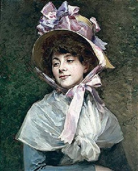 Dama Con Sombrero - view 1