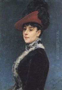 Retrato De Mujer by Raimundo de Madrazo y Garreta