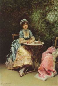 Day Dreams by Raimundo de Madrazo y Garreta