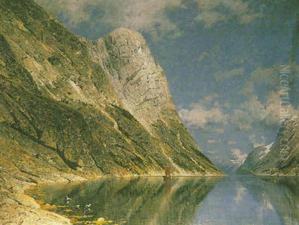 A Fjord Scene - view 1