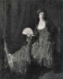 A Spanish Beauty by Raimundo de Madrazo y Garreta