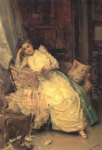 The Letter by Raimundo de Madrazo y Garreta