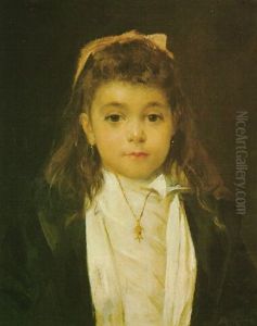 Retrato De Nina by Raimundo de Madrazo y Garreta