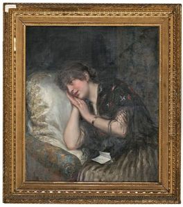Joven Con Una Carta by Ricardo de Madrazo y Garreta