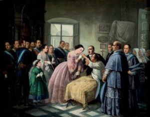 Visita De La Reina by Federico de Madrazo y Kuntz