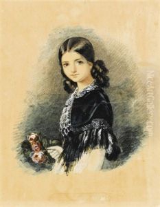 Ritratto Di Beatrice Barba Y Troyse by Federico de Madrazo y Kuntz