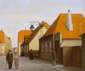 Ved Det Gamle Vaegterhus I Christiansfeld Ved Det Gamle Vaegterhus I Christiansfeld