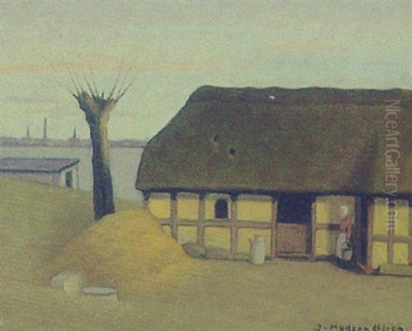Parti Fra Snoghoj. Middelfart I Baggrunden - view 1