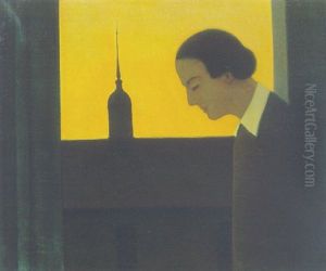 Kunstnerens Hustru Set I Profil by Jeppe Madsen Ohlsen