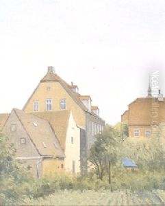 Fra Enkehuset Have I Christiansfeld by Jeppe Madsen Ohlsen