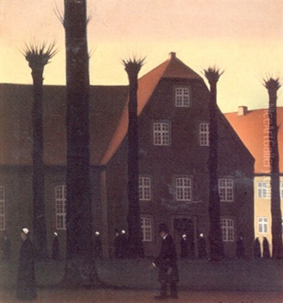 Figurer Udfor Kirkepladsen, Christiansfeld - view 1