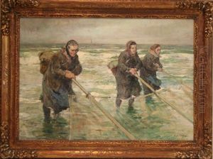 La Peche Aux Crevettes by Jacques Madyol