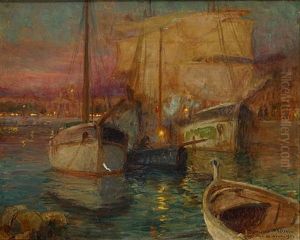 Haven Van Nice (port De Nice) by Jacques Madyol