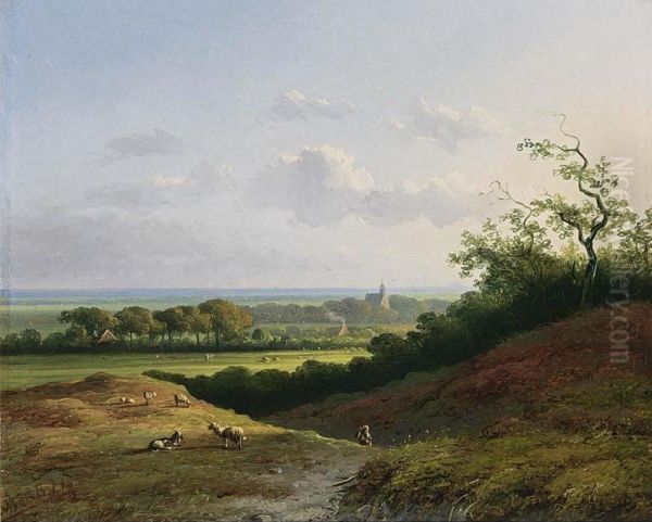 A View Of Bergen, Alkmaar In The Distance - view 1