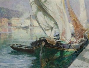 Matin Au Bord De Nice by Jacques Madyol
