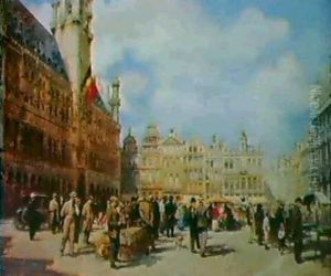 La Grand'place De Bruxelles; De Grote Markt Te Brussel