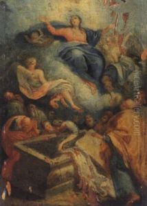 Assunzione Della Vergine by Mariano Salvador Maella