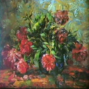 Nature Morte Aux Pivoines