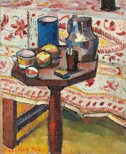 Le Gueridon Garni (couleurs Fauves) by Medard Maertens