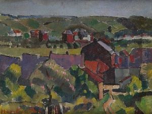 Les Toits Rouges (fauvisme) by Medard Maertens